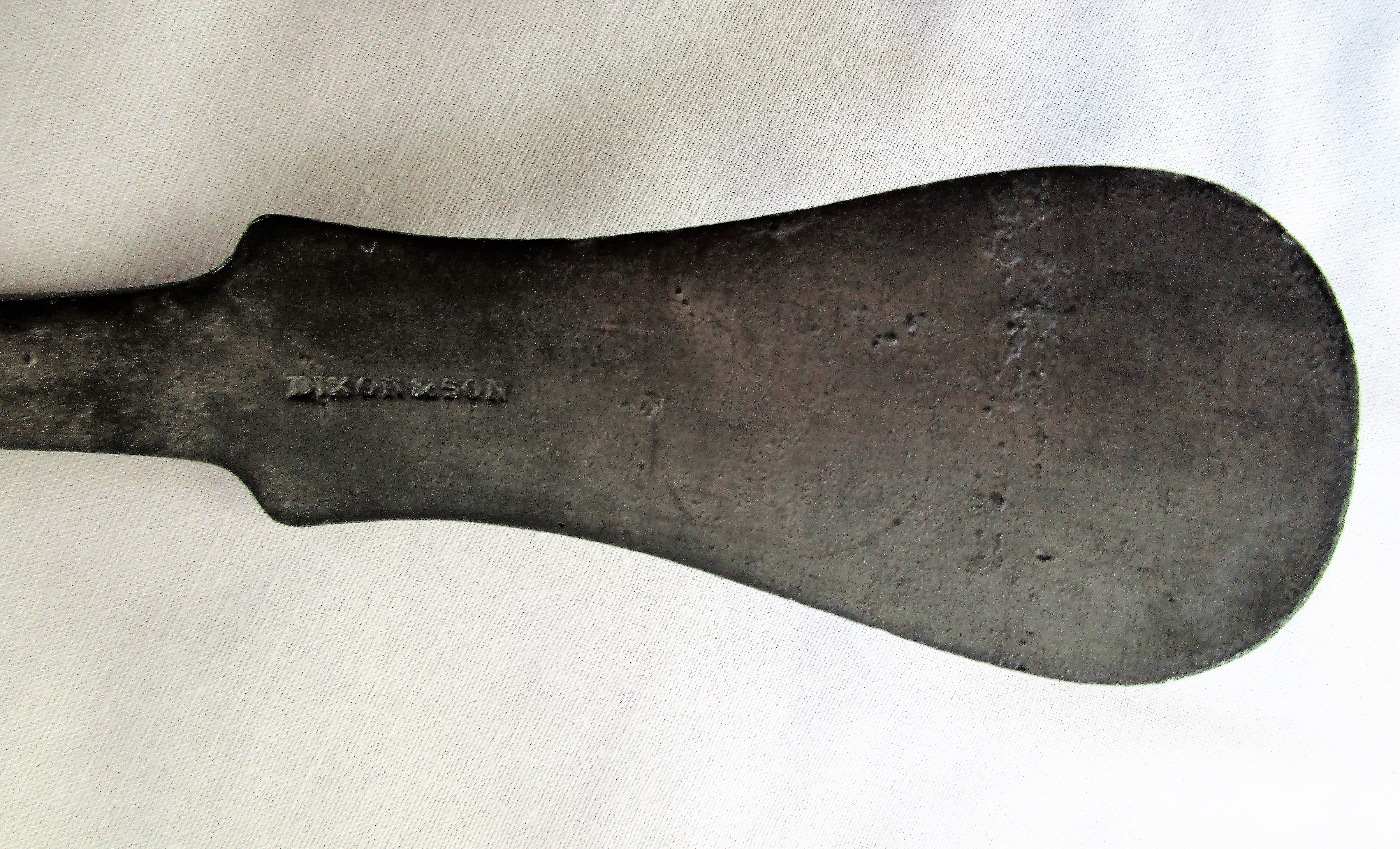 Antique English Georgian Pewter Ladle ~ Dixon & Son - Image 4